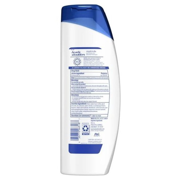 NEW Head and Shoulders Dandruff Shampoo - Smooth and Silky - 12.5 oz | NEW - Picture 4 of 5